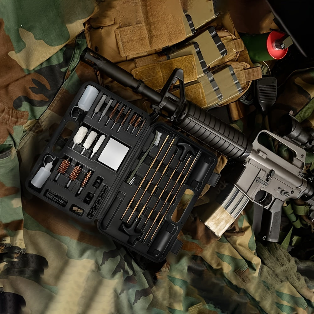 Precision Maintenance Universal Gun Cleaning Kit - Multi-Caliber Pistol, Rifle & Shotgun Set