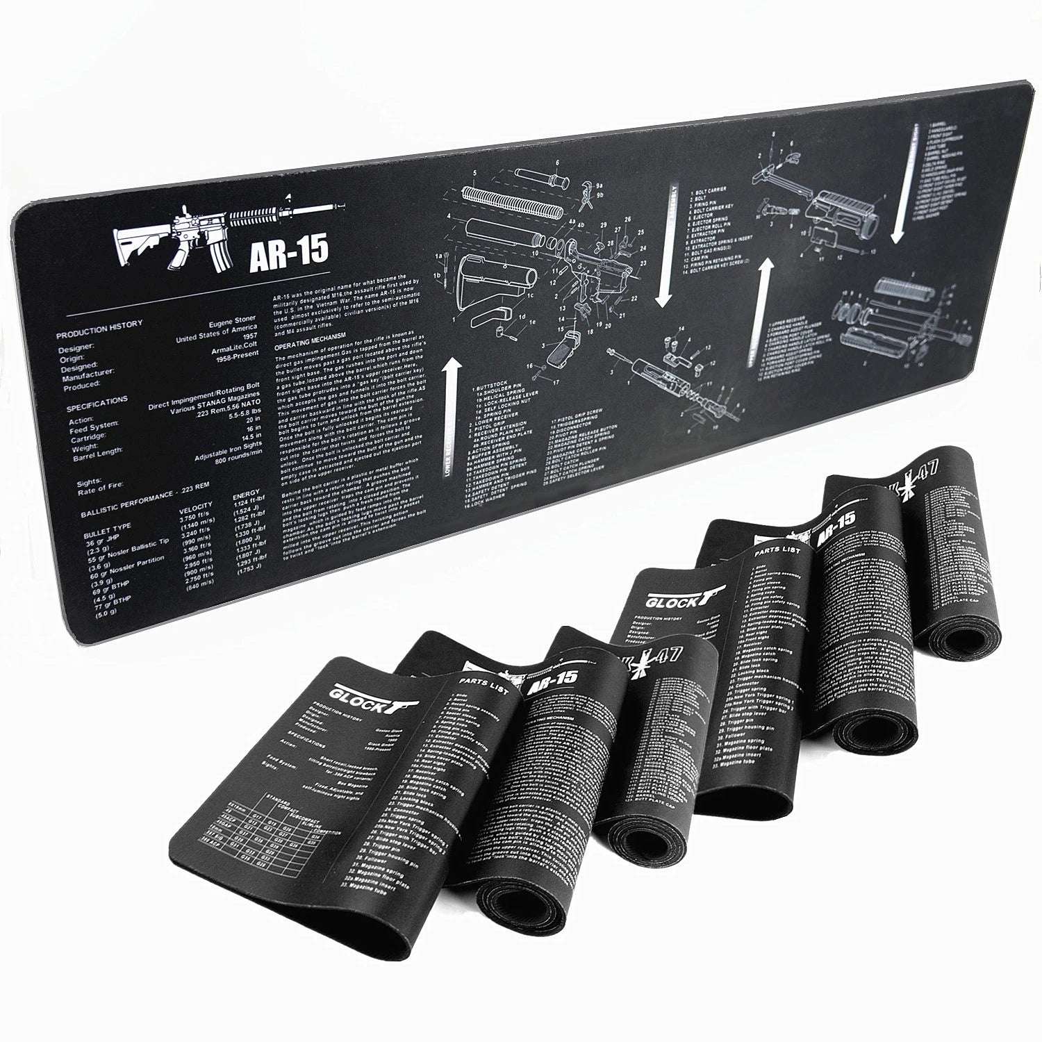 Precision Maintenance Gun Cleaning Mat — Non-Slip, Oil-Resistant Bench Surface